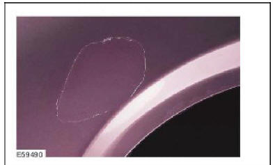 Adhesion defects in clear lacquer.