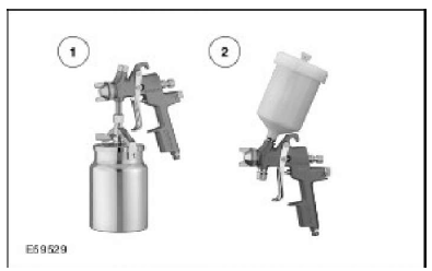 Types of spray gun