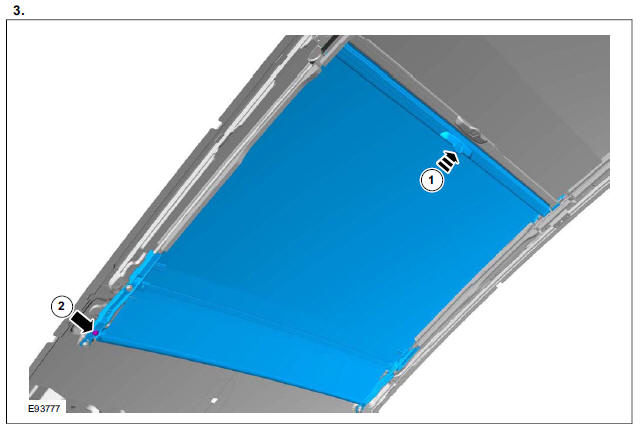 Glass Roof Panel Blind