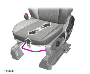 Moving the Seat Backward and Forward