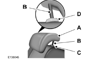 Rear head restraints