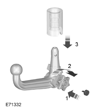 Removing the Tow Ball Arm