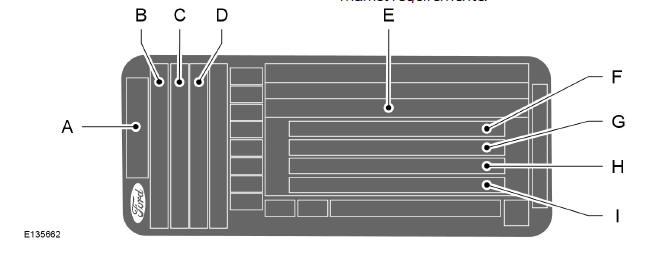 Vehicle Identification Plate