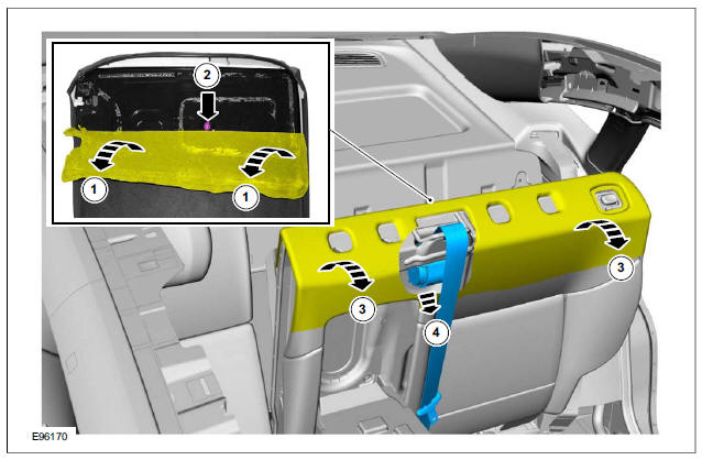 Rear Center Safety Belt Retractor