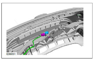 Front impact sensor