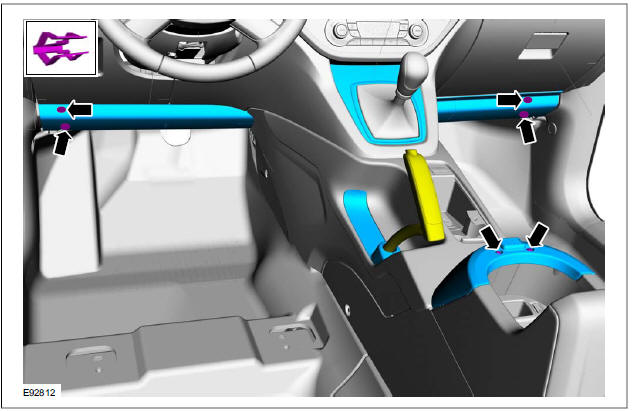 Floor Console Extension - Vehicles With: Center Armrest