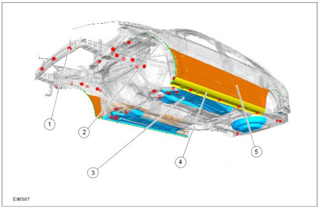 Corrosion protection for the floor pan (example)