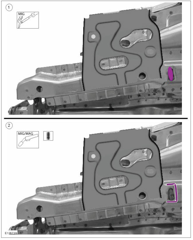 MIG brazes