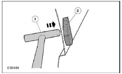 Dent removal using hammer and dolly