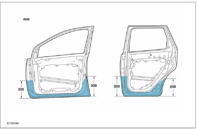 Door cavity wax protection