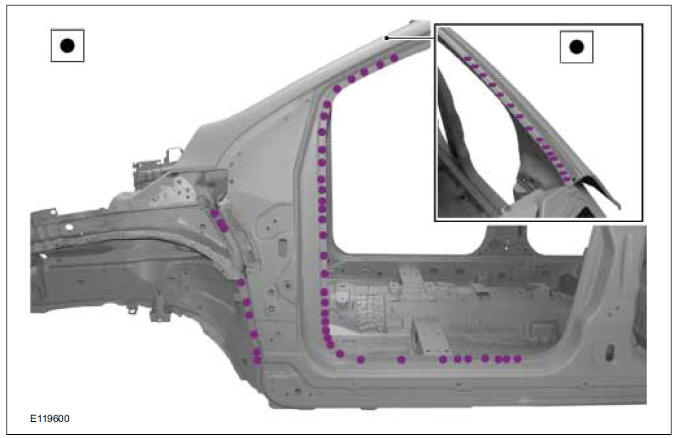 A-Pillar Outer Panel Section and Reinforcement