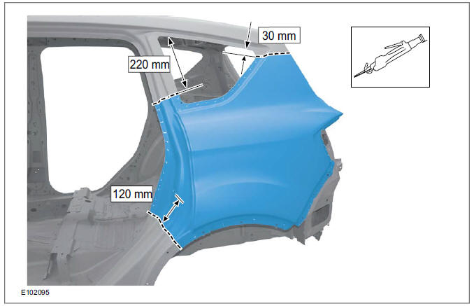 Quarter Panel Cut Lines Options