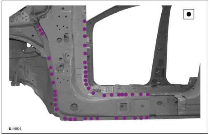 A-Pillar Outer Panel Section and Reinforcement