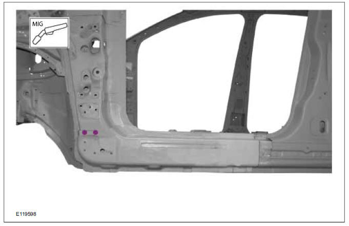 A-Pillar Outer Panel Section and Reinforcement