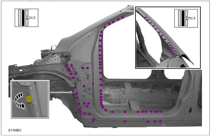 A-Pillar Outer Panel Section and Reinforcement