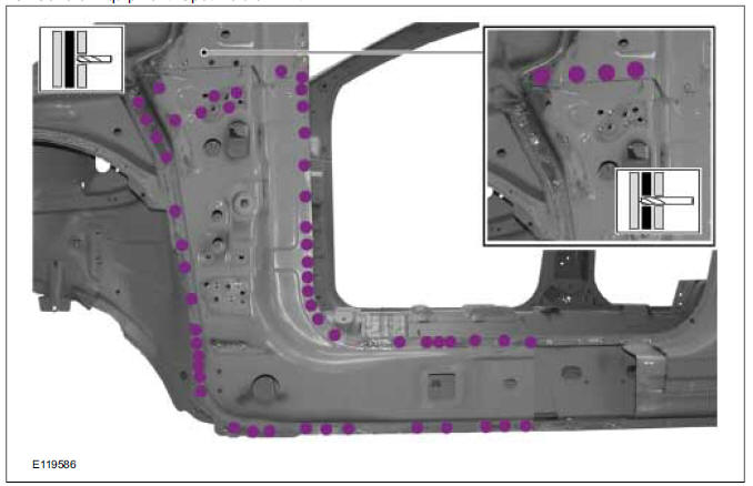 A-Pillar Outer Panel Section and Reinforcement