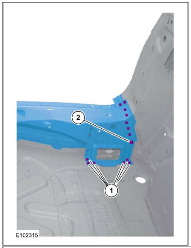 Back Panel Reinforcement Inner - Both sides