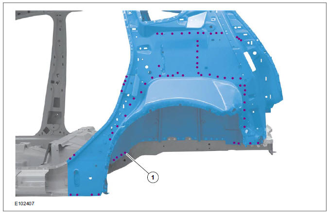 Inner Quarter Panel and Wheelhouse