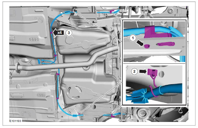 Parking Brake Rear Cables