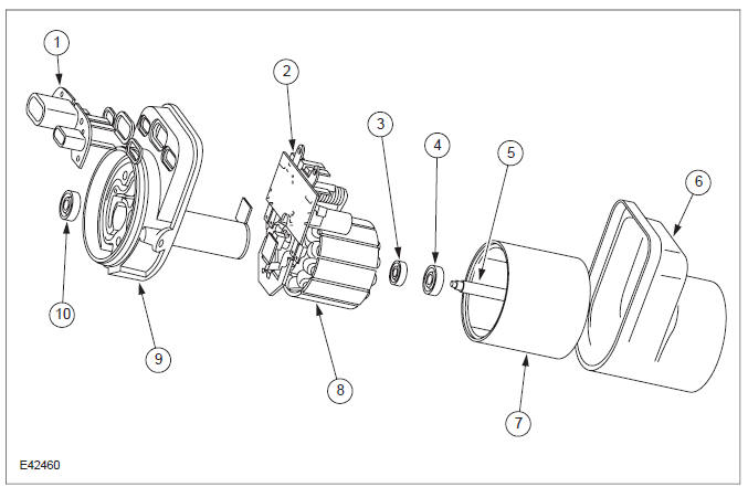 Brushless DC motor with integral power steering module