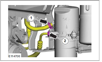 Power Steering Pressure Line and Return Line Assembly - 2.5L Duratec (147kW/200PS) - VI5(13 434 0) 