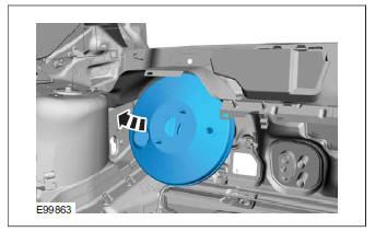 Brake Booster-2.5L Duratec (147kW/200PS) - VI5, RHD 4WD/RHD FWD. (12 451 0) 