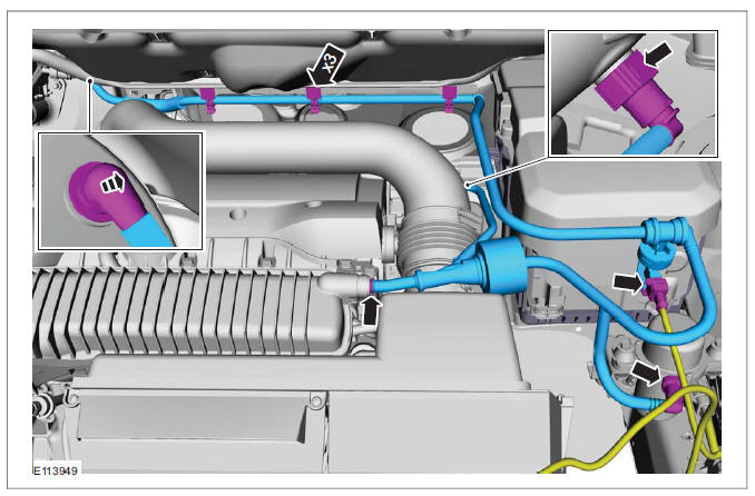 Brake Vacuum Hose - 2.5L Duratec (147kW/200PS) - VI5