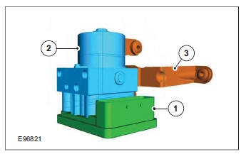 ABS/ESP module or hydraulic control unit (HCU)