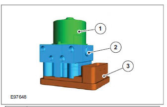 ABS/ESP module or hydraulic control unit (HCU)