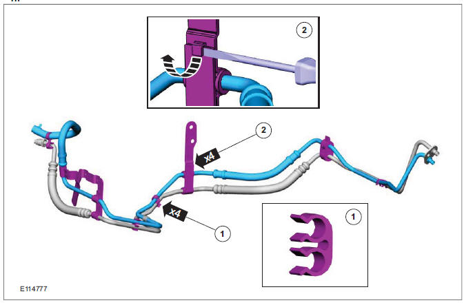 Steering Gear to Power Steering Fluid Reservoir Return Line-2.5L Duratec (147kW/200PS) - VI5(13 439 0)
