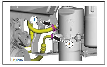 Power Steering Pump to Steering Gear Pressure Line - 2.5L Duratec (147kW/200PS) - VI5(13 440 0; 13 443 0)