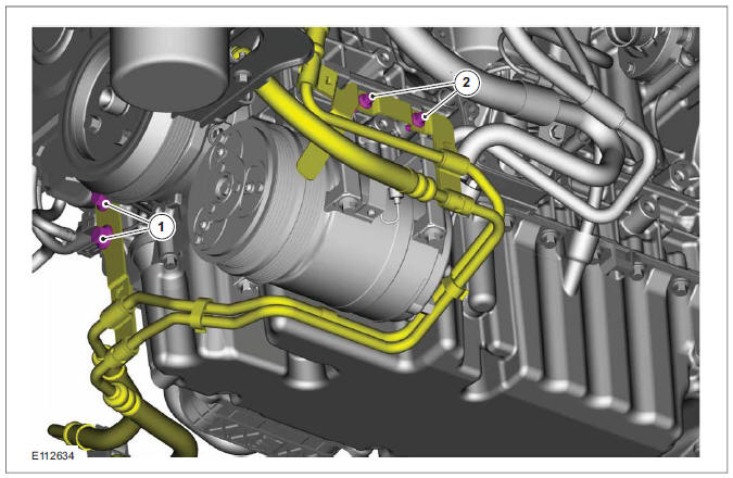 Power Steering Pump to Steering Gear Pressure Line - 2.5L Duratec (147kW/200PS) - VI5(13 440 0; 13 443 0)