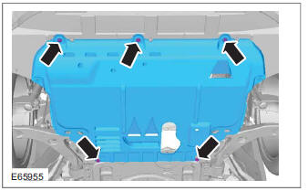 Measure the oil pressure (Engine - 2.5L Duratec-ST (VI5)