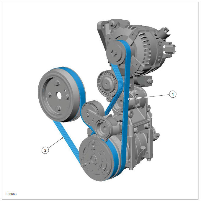 Accessory Drive - 2.5L Duratec (147kW/200PS) - VI5