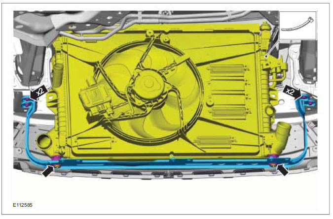 Cooling Fan Motor and Shroud - 2.5L Duratec (147kW/200PS) - VI5