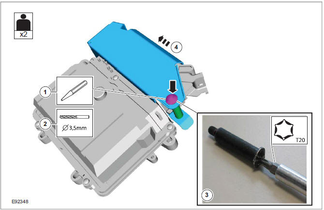 Vehicles with PCM security shield