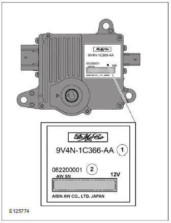 Markings on the TCM