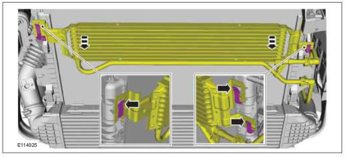 Transmission Fluid Cooler-Vehicles With: 5-Speed Automatic Transaxle - AW55 AWD