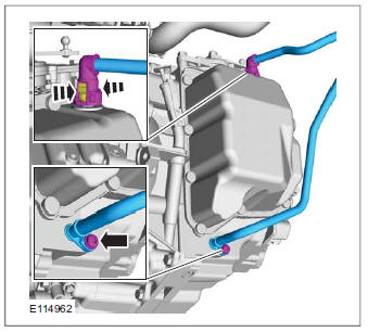 Transmission Fluid Cooler Tubes-Vehicles With: 5-Speed Automatic Transaxle - AW55 AWD