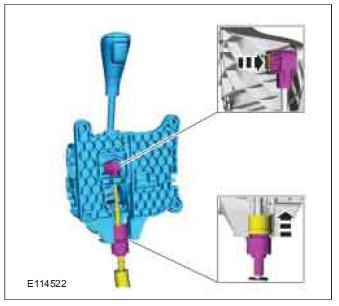 Selector Lever Cable - Vehicles With: 5-Speed Automatic Transaxle - AW55 AWD