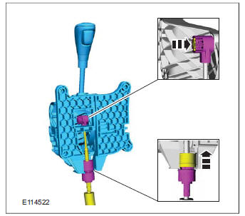 Selector Lever Assembly - Vehicles With: 5-Speed Automatic Transaxle - AW55 AWD