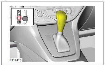 Selector Lever Cable Adjustment-Vehicles With: 5-Speed Automatic Transaxle - AW55 AWD