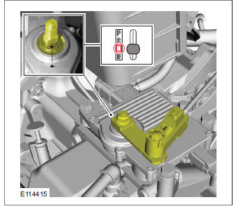 Selector Lever Cable Adjustment-Vehicles With: 5-Speed Automatic Transaxle - AW55 AWD