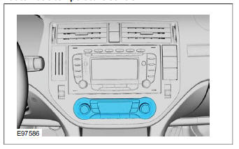 Control assembly, climate control - vehicles with automatic temperature control