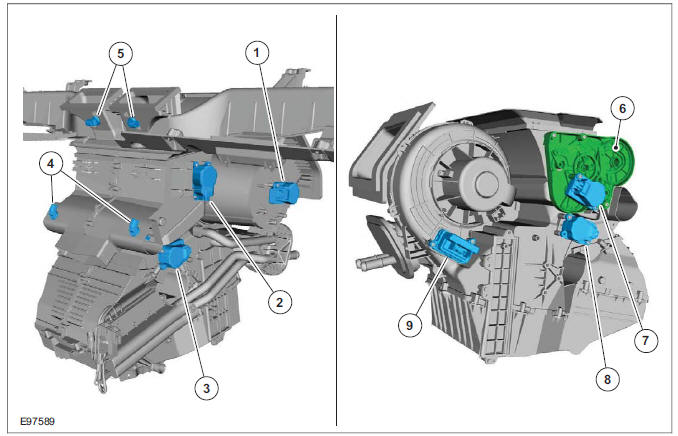 Climate control housing - vehicles with automatic temperature control