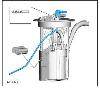 Changing the right-hand fuel pump and level indicator module