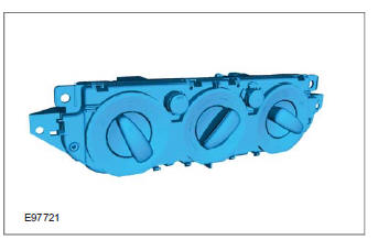 Control assembly, climate control - vehicles with manual temperature control