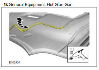 Audio Unit Antenna to Connector Cable - Vehicles With: Glass Roof Panel