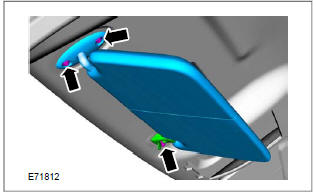 Audio Unit Antenna to Connector Cable - Vehicles Without: Glass Roof Panel