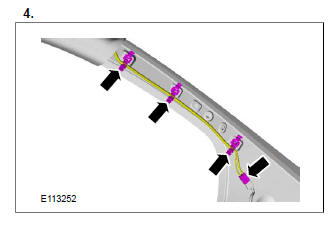 Audio Unit Antenna to Connector Cable - Vehicles Without: Glass Roof Panel